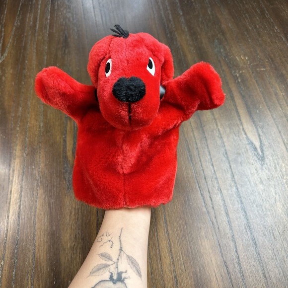 Clifford The Big Red Dog Hand Puppet Norman Bridwell toy plush - Picture 5 of 7